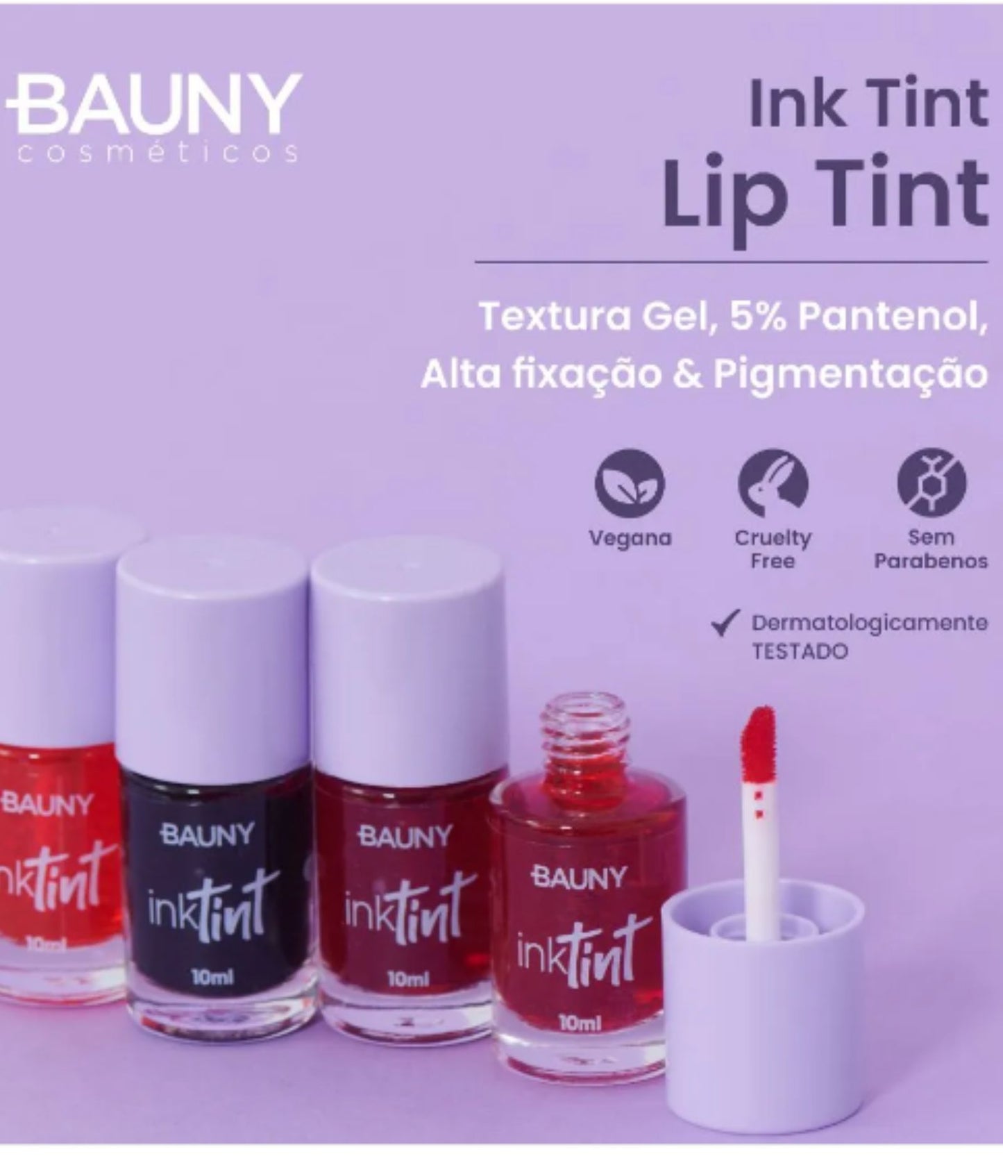 Bauny Lip Tint - Ink Tint SuperFix (Ink Peach) - 10ml