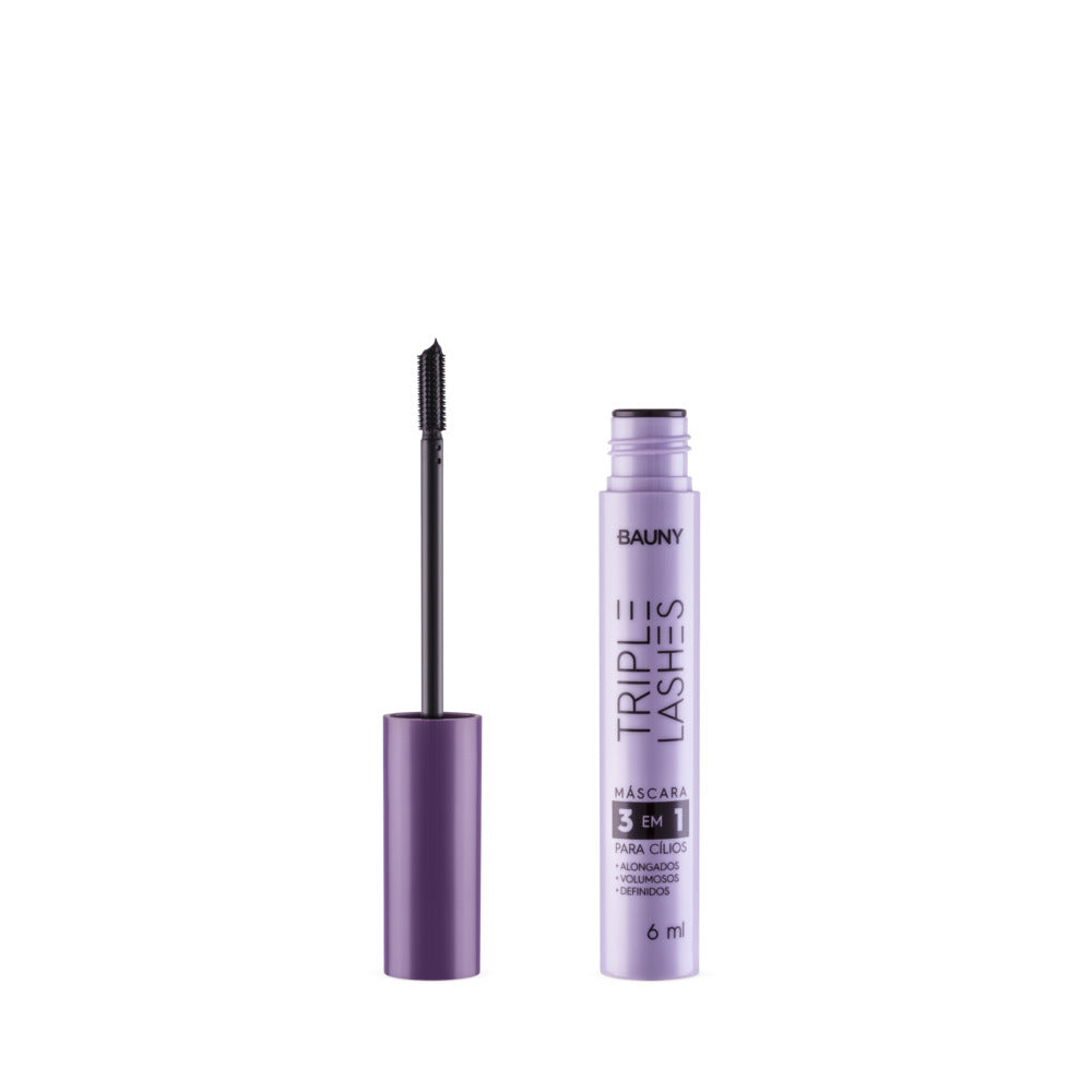 Bauny - Máscara de cílios Volume e Alongamento (Triple Lashes) - 6ml