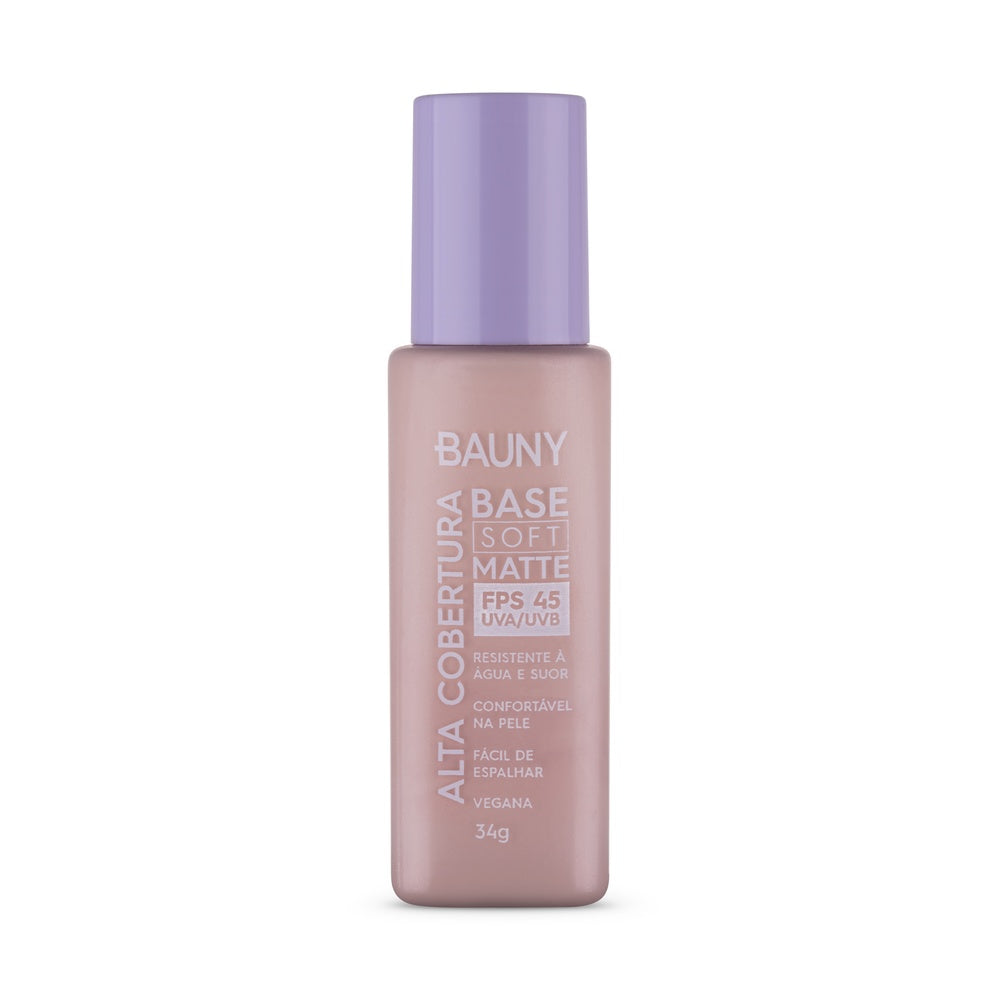 Bauny - Base Soft Matte Alta cobertura (010) - 34g