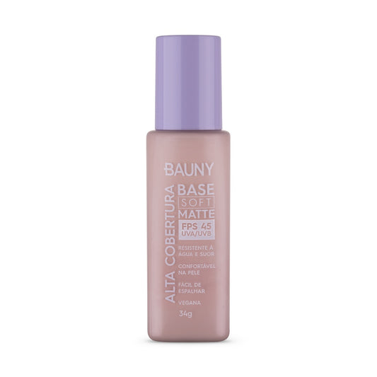 Bauny - Base Soft Matte Alta cobertura (010) - 34g