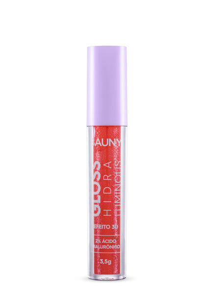 Bauny Gloss Hidra Luminous - Ruby Glow- 3,5g